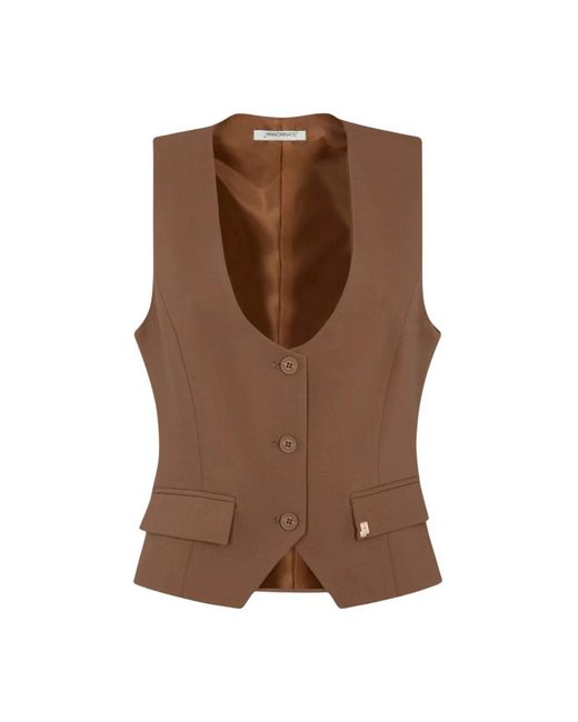 hinnominate Brown Vests