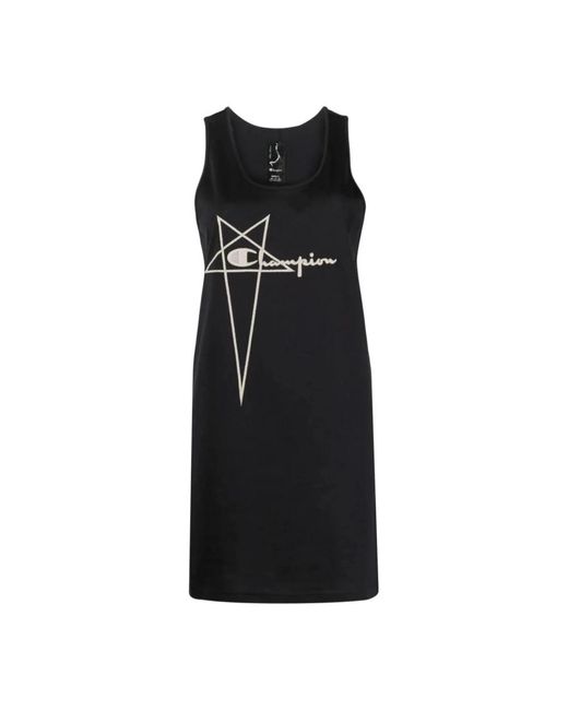 Rick Owens Black Short Dresses