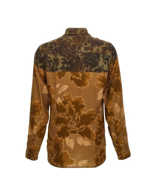 Dries Van Noten Brown Casual Shirts for men