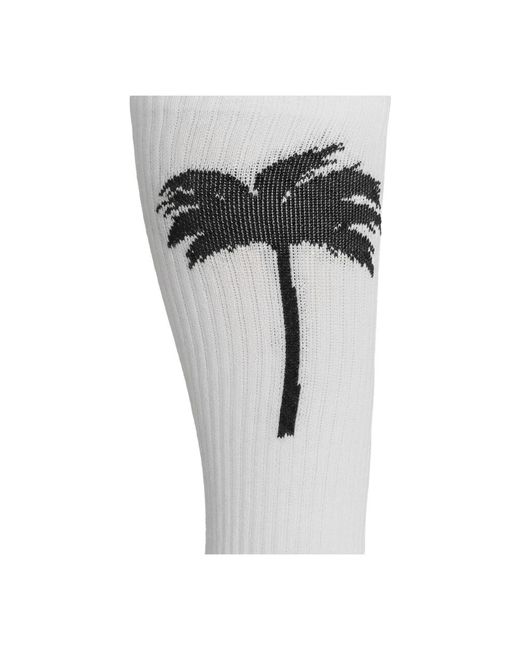 Palm Angels White Socks for men