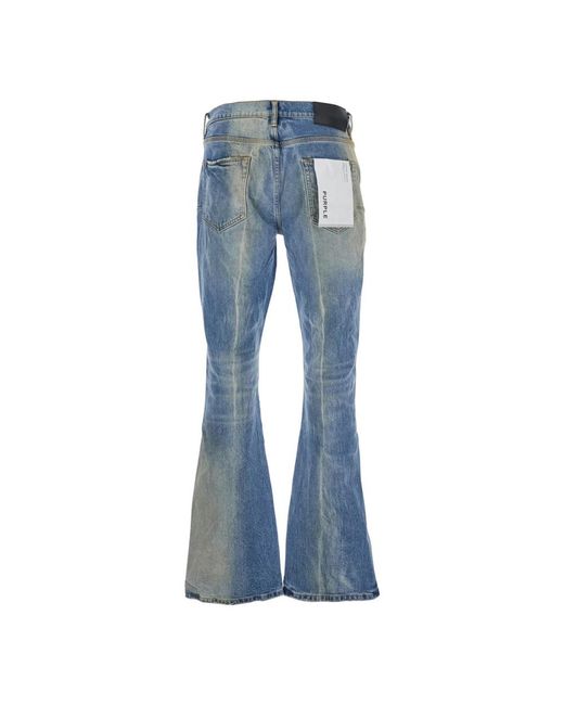 Purple Brand Flared Jeans in het Blue voor heren
