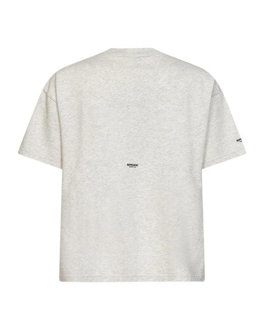 Represent White T-Shirts for men