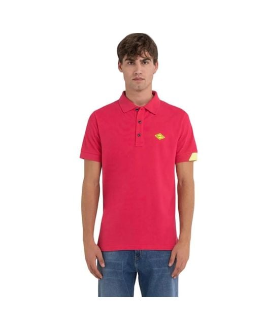 Replay Red Polo Shirts for men