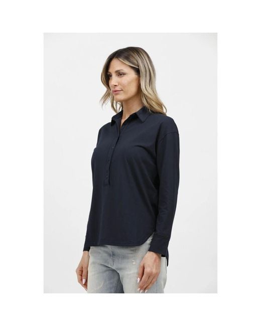 Blouses Alpha Studio de color Blue