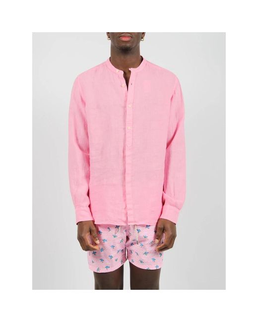 Mc2 Saint Barth Pink Casual Shirts for men