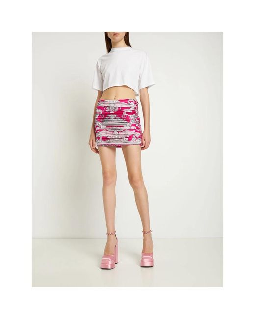 Versace Pink Short Skirts