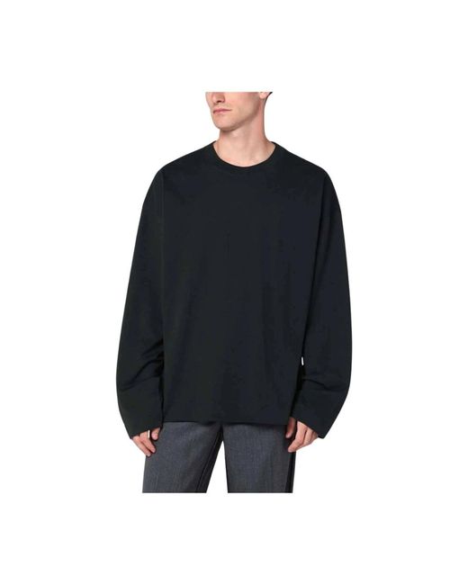 Dries Van Noten Black Long Sleeve T-Shirts for men