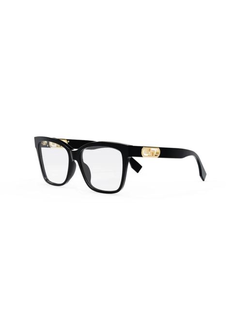 Fendi Black O'Lock Optical Frame