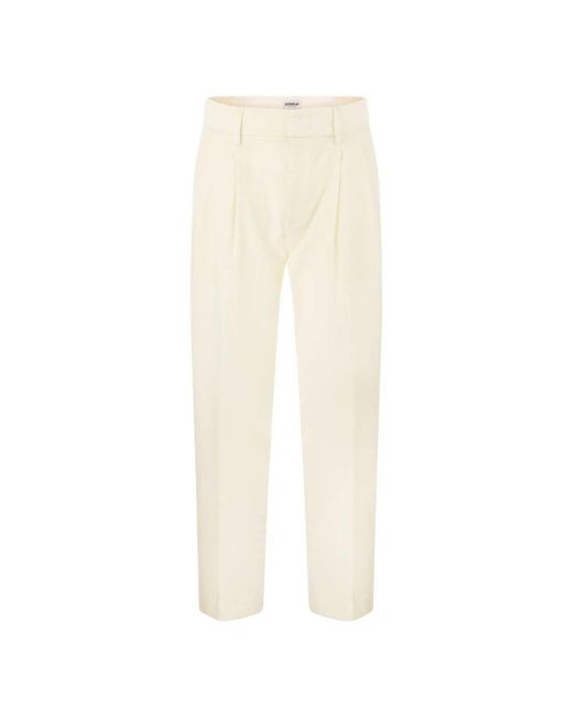Dondup Natural Straight Trousers for men