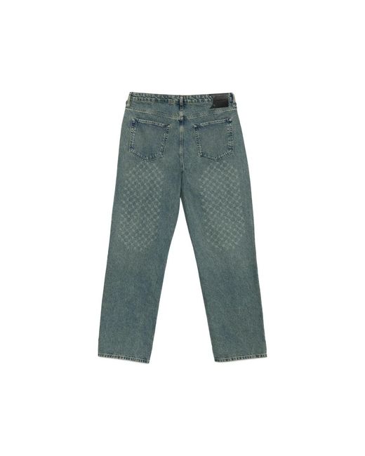 Daily Paper Blue Straight Fit Jeans for men