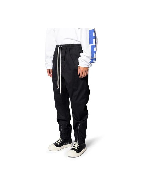 Rick Owens Black Sweatpants for men