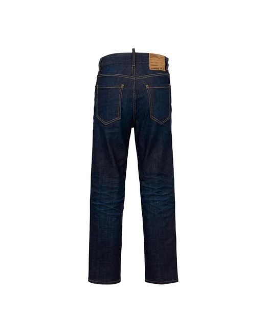 Straight Jeans di DSquared² in Blue