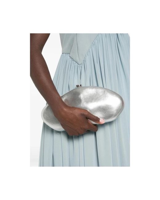 Cult Gaia Gray Clutch Bags