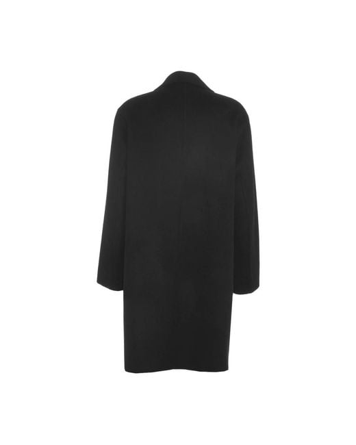 Single-Breasted Coats Amaranto de hombre de color Black