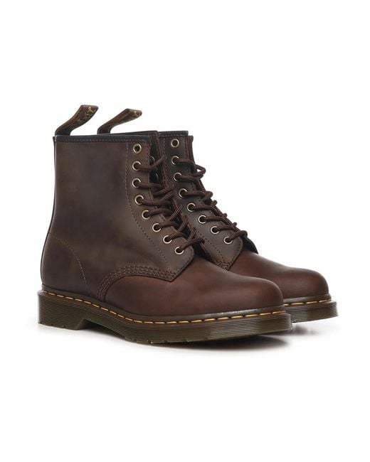 Dr. Martens Brown Lace-Up Boots for men