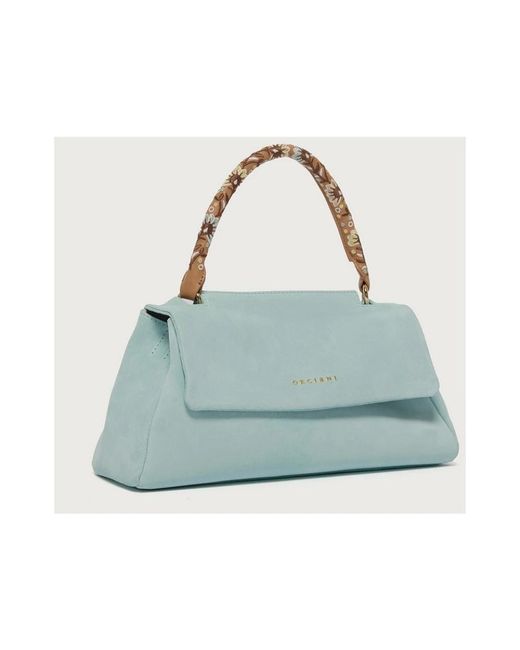Orciani Blue Handbags