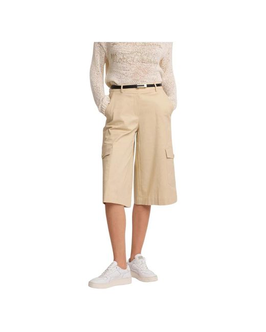 Kocca Korte Broeken ,Cargo Bermuda Shorts in het Natural