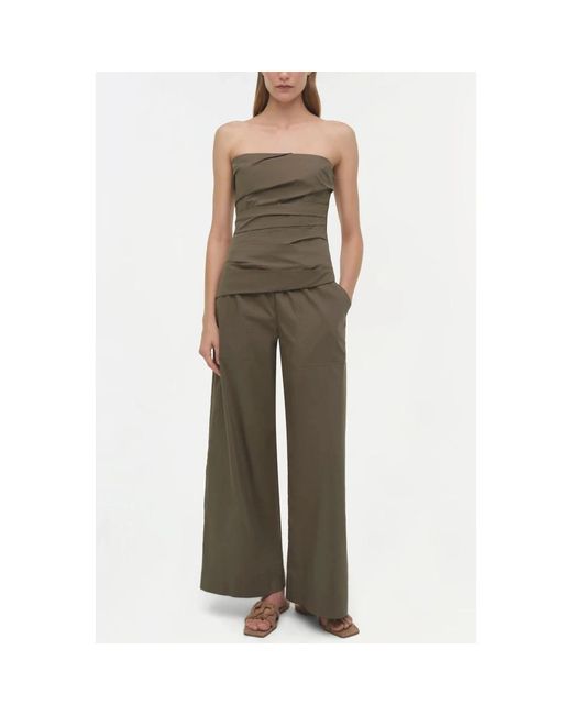 Jonathan Simkhai Green Sleeveless Tops