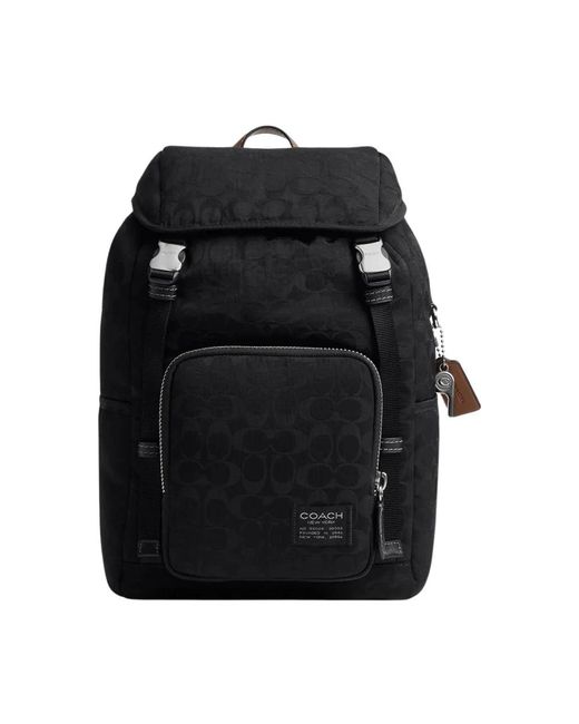COACH Black Logan Rucksack