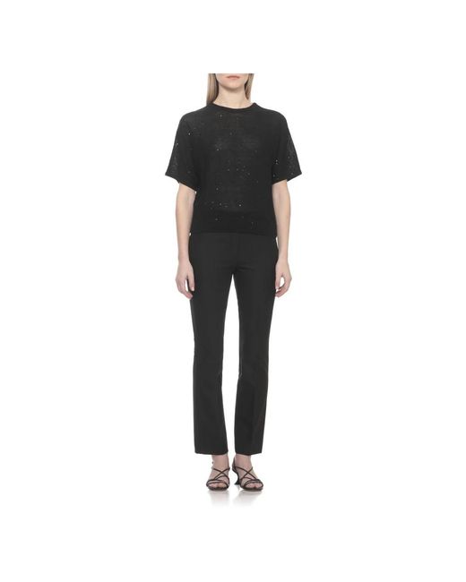 Antonelli Black Round-Neck Knitwear