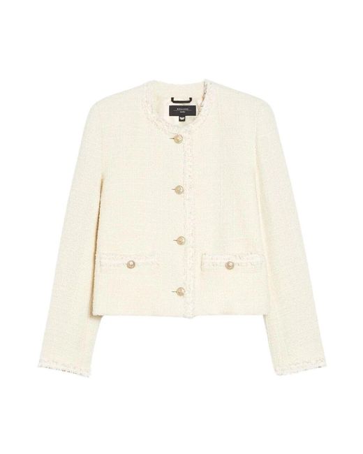 Weekend by Maxmara White Elegantes sommerkleid