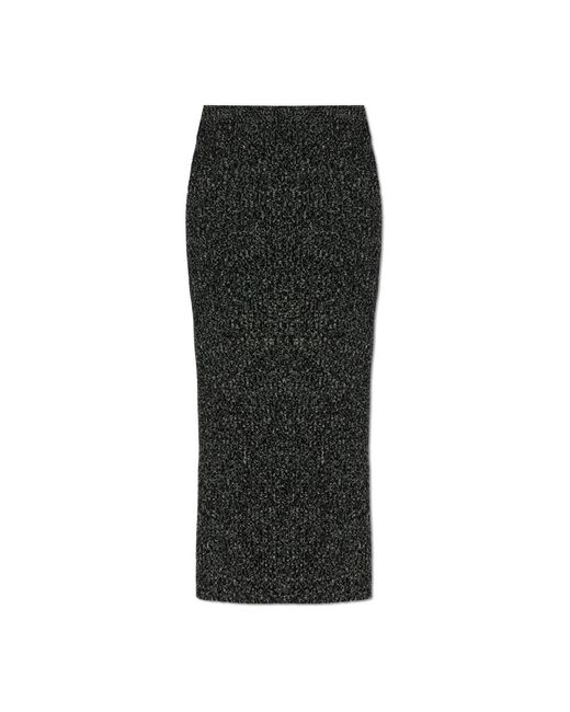 Max Mara Wollen Rok Rodano in het Black