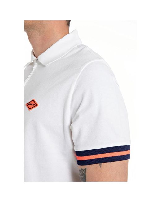Tops > polo shirts Replay pour homme en coloris White