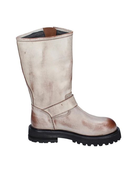 Moma Brown High Boots