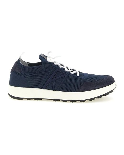 Kiton Blue Sneakers for men