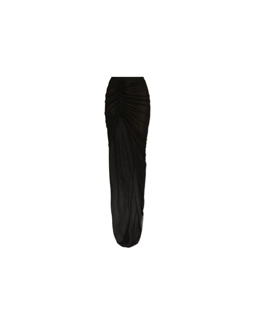 Rick Owens Maxi Skirts in het Black