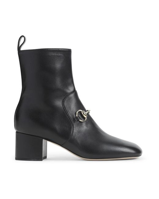 Gucci Black Heeled Boots