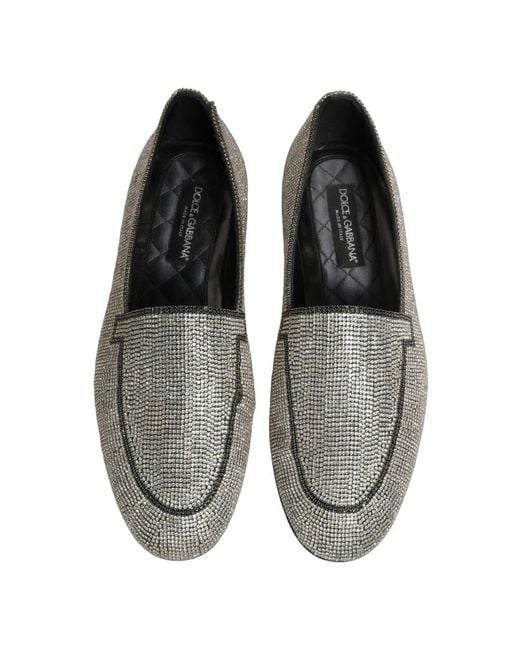 Dolce & Gabbana Gray Loafers for men