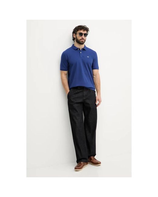Gant Polo Hemden in het Blue voor heren