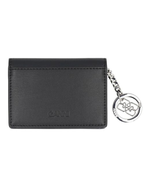 Ganni Black Wallets & Cardholders
