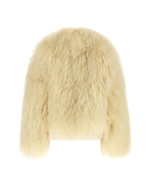 Blancha Jassen ,Shearling Jas in het Natural