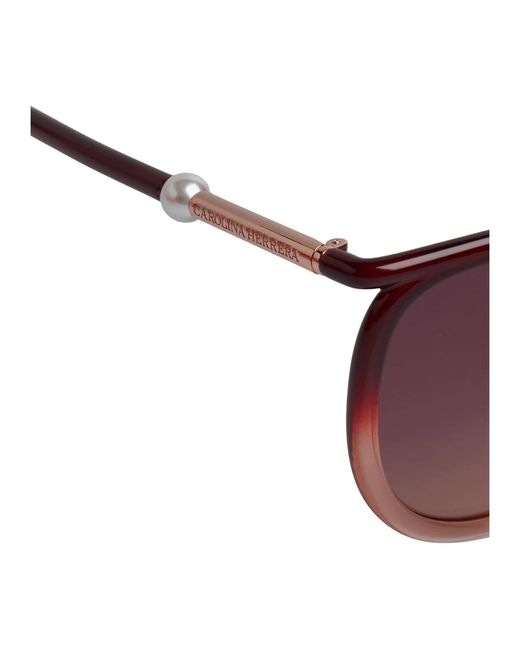 Carolina Herrera Red Sunglasses