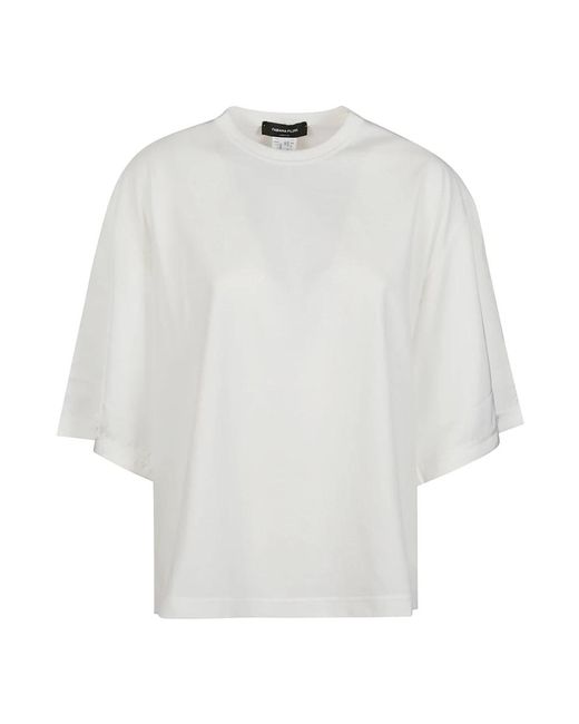 Tops > t-shirts Fabiana Filippi en coloris White