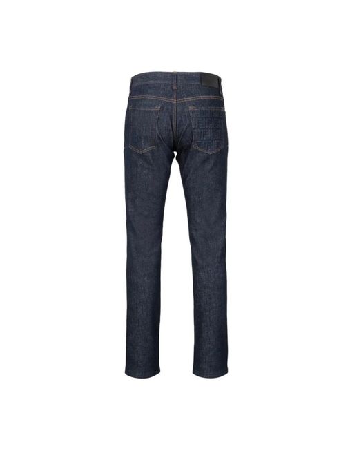 Fendi Blue Slim-Fit Jeans for men