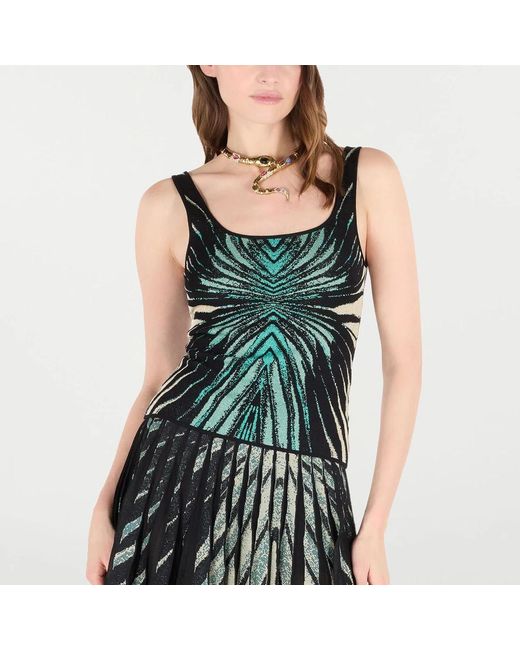 Roberto Cavalli Green Sleeveless Tops