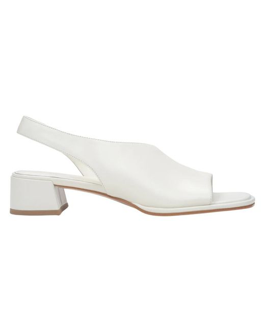 ESTRO White High Heel Sandals