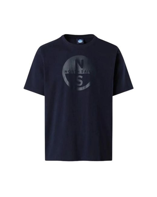 North Sails Blue T-Shirts for men