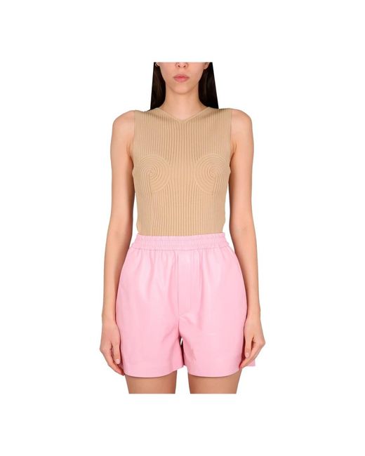 Nanushka Pink Sleeveless Tops