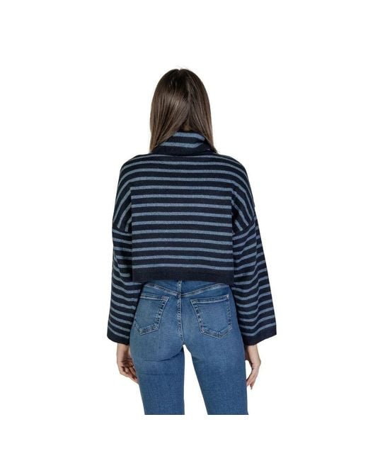 ONLY Blue Turtlenecks