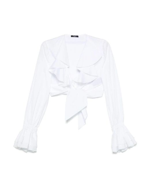 Balmain White Blouses
