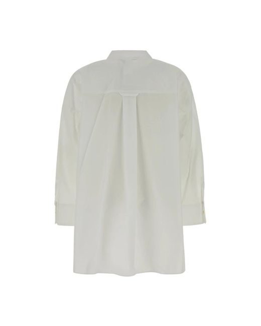 Max Mara Overhemden ,Wit ,Katoen Gerona Shirt in het Gray