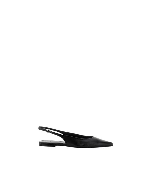 Aeyde Black Ballerinas