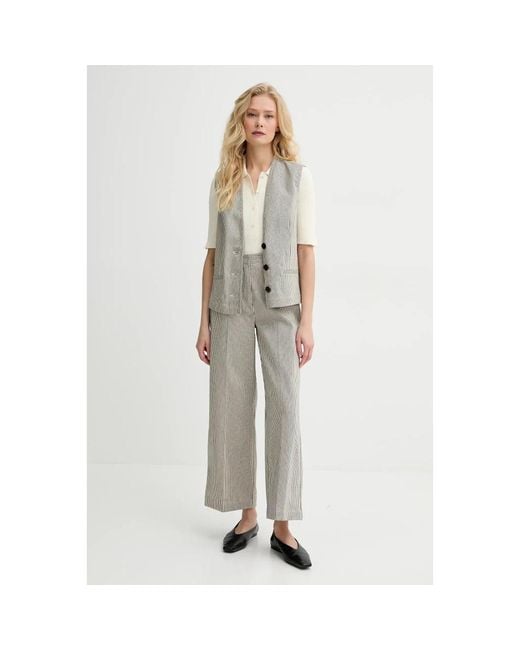 Sessun Wijde Broek in het Gray