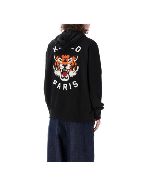 KENZO Black Hoodies for men