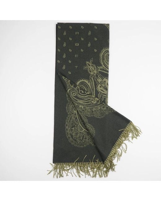 Etro Green Winter Scarves