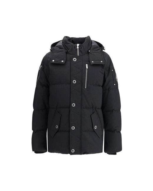 Down Jackets di Moose Knuckles in Black da Uomo